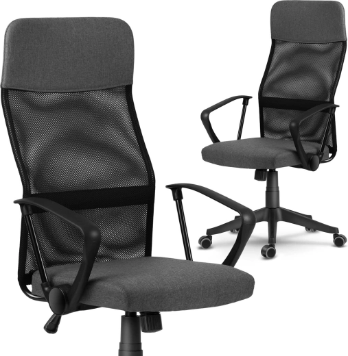 Chaise de bureau Sofotel Sydney gris foncé
