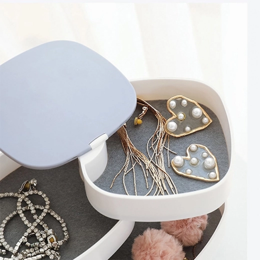 Multi-tier Jewelry Box White
