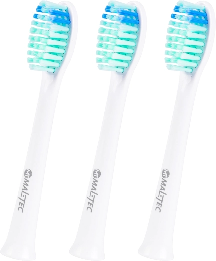 Náhradní hlavice k sonickému kartáčku MalTec Toothie X2in1, 3 ks
