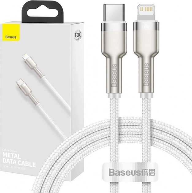 Cavo USB-C per Lightning Baseus Cafule con ricarica veloce 20W, 1m