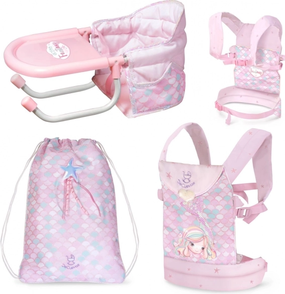 3-in-1 Travel Set for Dolls Ocean Fantasy