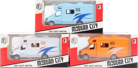 Metal caravan model 10.5 cm