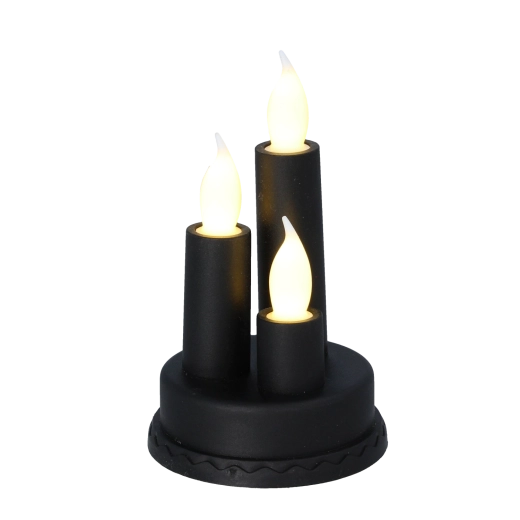 Triple flamme dans une seule décoration