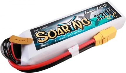 Batteria LiPo Gens Ace G-Tech Soaring 3300 mAh 14,8 V 4S 30C con connettore XT90