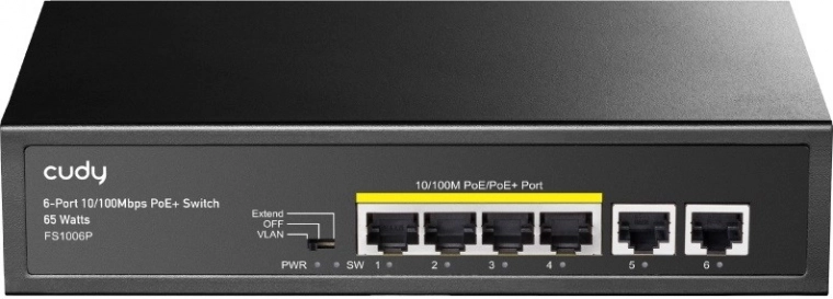 Cudy Commutateur PoE+ à 6 ports 10/100 Mbps