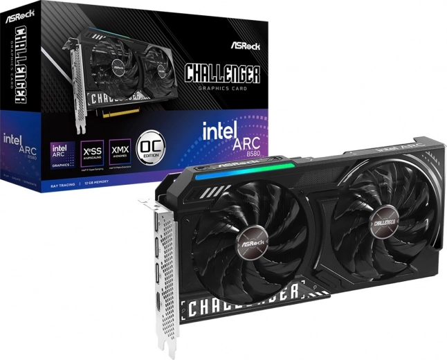 Scheda grafica ASROCK ARC B580 Challenger 12GB OC