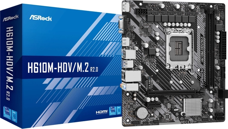 Asrock H610m-hdv/m.2 r2.0 micro atx matična ploča