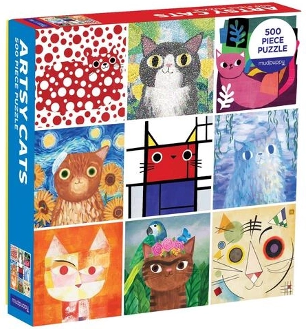 Puzzle gatti artistici