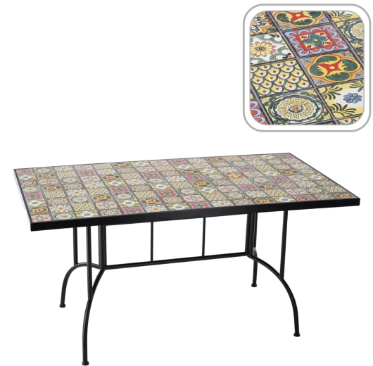 Plateau en mosaïque design qui attire le regard