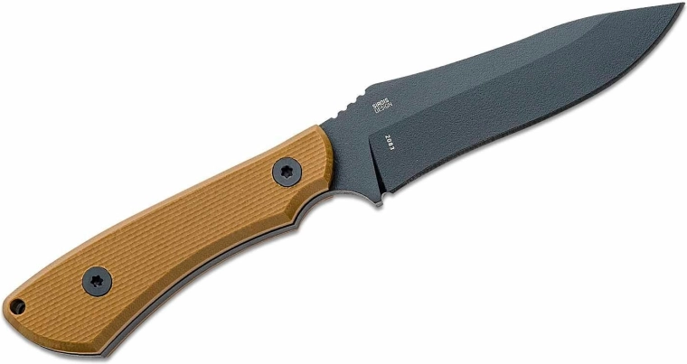 Secure grip thanks to G10 and jimping