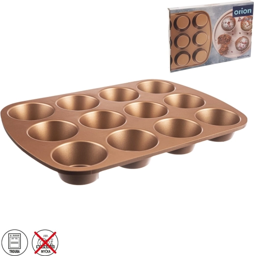 Moule à muffins en métal Marissa 12 pièces