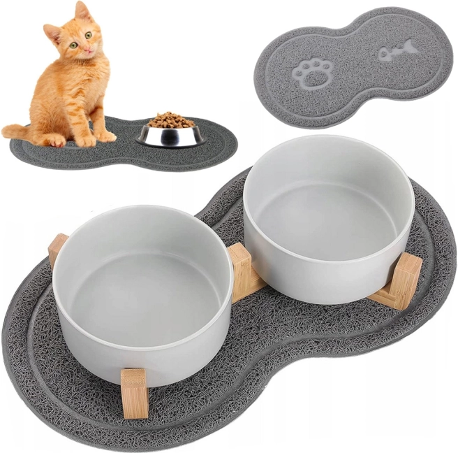 Waterproof Non-Slip Mat for Dog and Cat Bowls