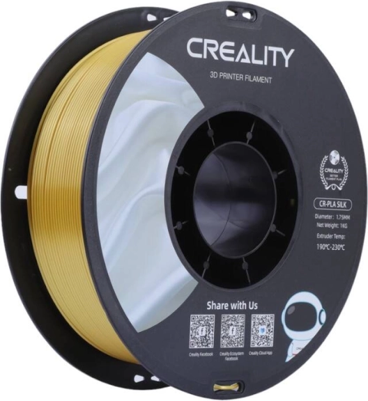 PLA filament Creality CR-Silk, arany, 1,75 mm