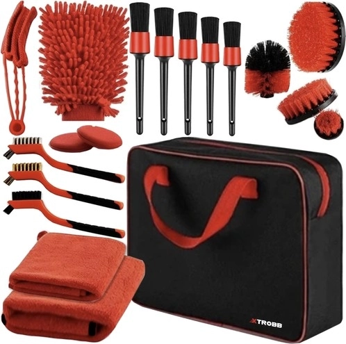 Large XTROBB Car Detailing Kit, 19 pieces in a bag