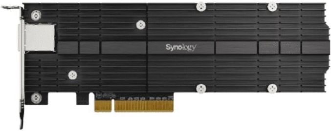 Scheda di rete Synology E10M20-T1 combo M.2 SSD e 10GbE PCIe 3.0 x8 NVMe