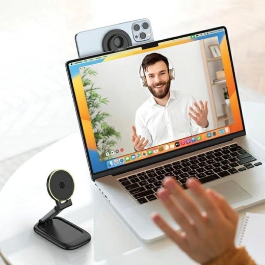 Stander og holder til bærbar i ét