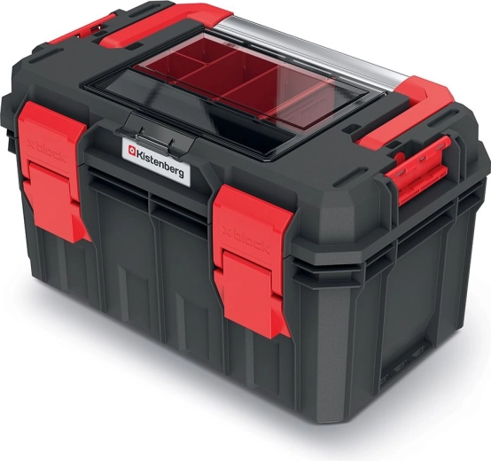 Coffre à outils avec organiseur Kistenberg S Block ALU 450 × 280 × 264 mm, IP55