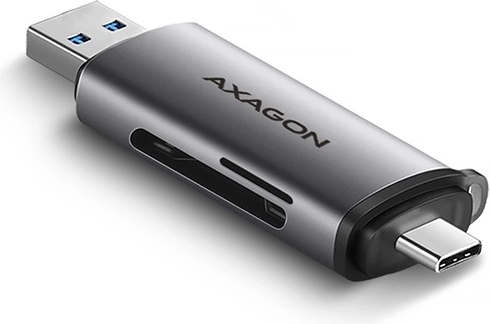 Lettore di schede esterno USB3.2 Gen 1 Type-C + Type-A SD/microSD