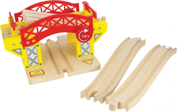 Wooden Drawbridge for Toy Railway