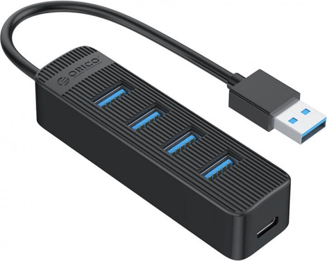 Orico USB Hub TWU3 4x USB 3.0 Adaptér čierny