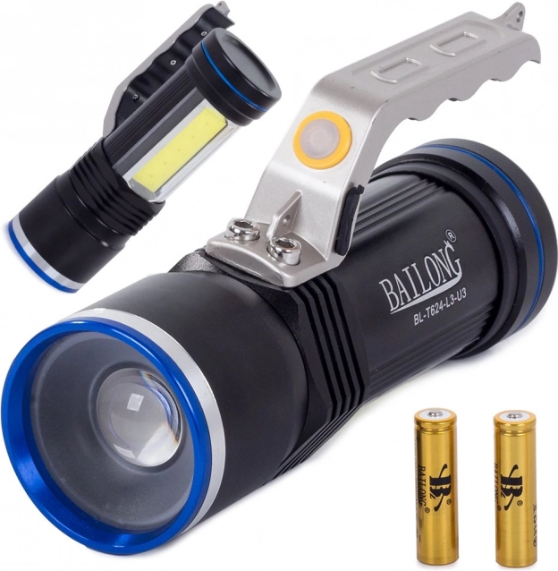 Military LED Flashlight with Cree XM-L3-U3 Zoom by Bailong