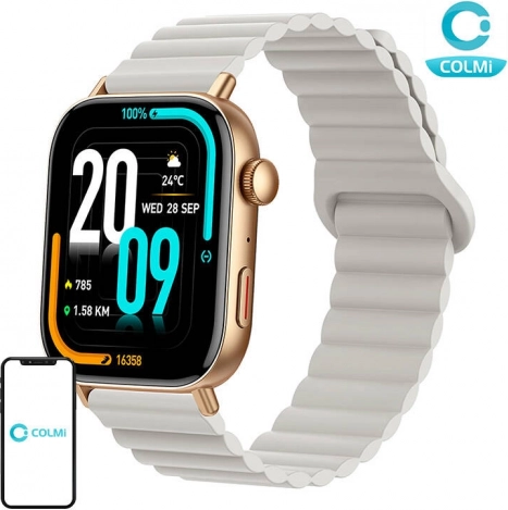 Smartwatch Colmi C8 Max con cinturino magnetico – Oro