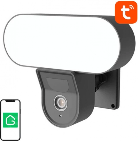 GOSUND smart outdoor Wi‑Fi camera with floodlight, Full HD 1080p, IP65, Tuya