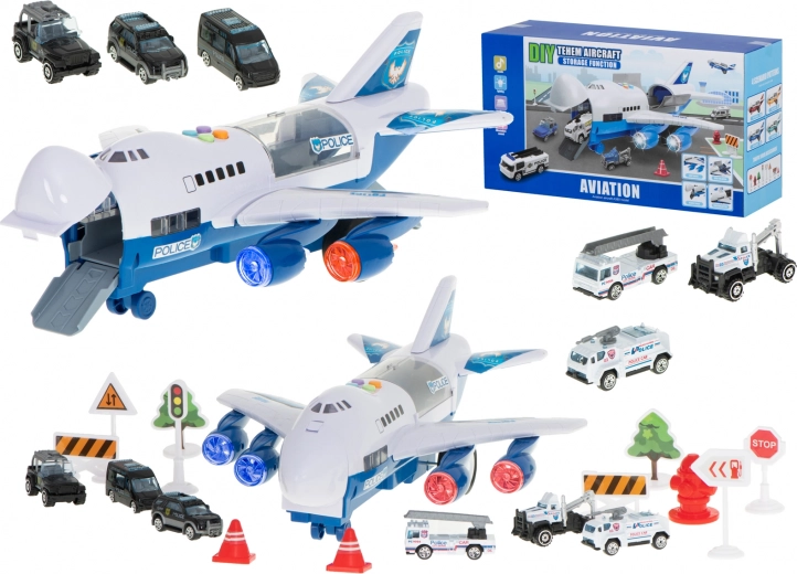 Policijski avion sa 6 automobila