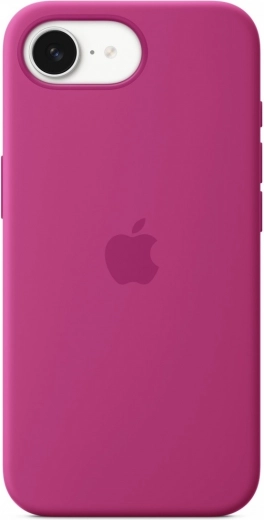 Silicone Case for iPhone 16e – Deep Pink