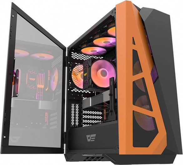 Darkflash DLZ31 Mesh számítógépház, fekete