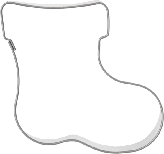 Emporte-pièce Orion en acier inoxydable chaussette de Noël 6 cm