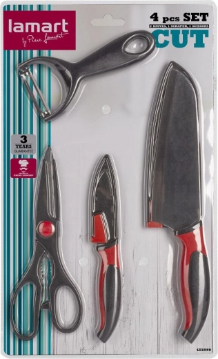 Set da cucina Lamart Cut con coltelli, forbici e pelapatate