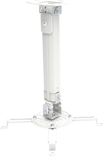 Stropna roka za projektor 38–58 cm, 13,5 kg, srebrna