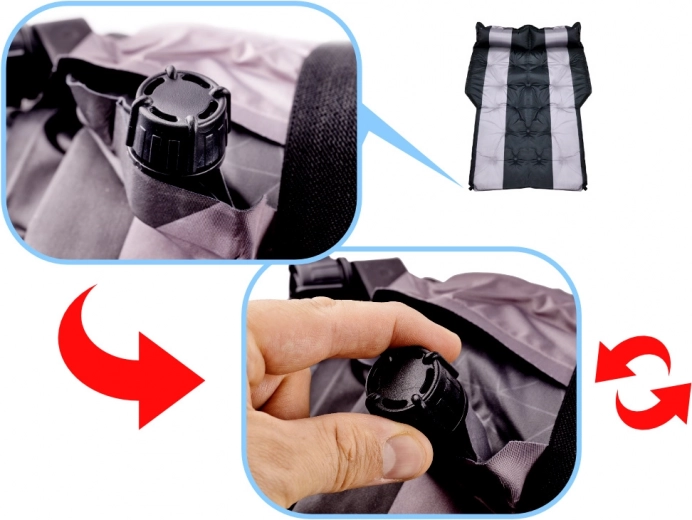 Snadné nafukování a nastavení tuhosti