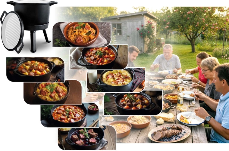 Coperchio reversibile come padella grill