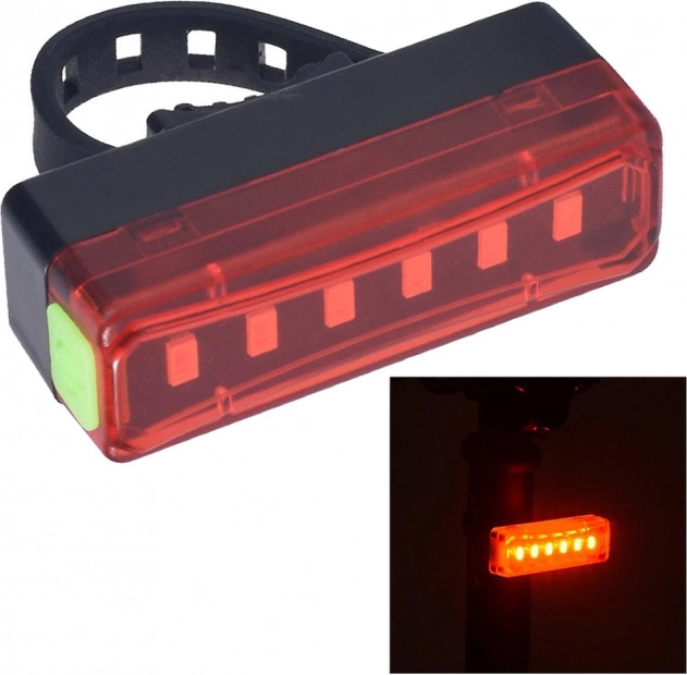 Rear LED Bicycle Light USB