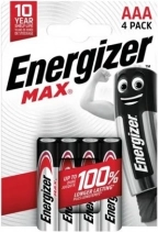 Alkaline batteries AAA 4pcs Energizer Max