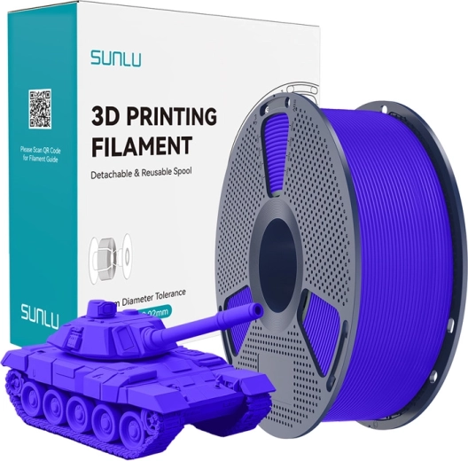 Sunlu PLA+ High‑Speed blue filament 1.75 mm