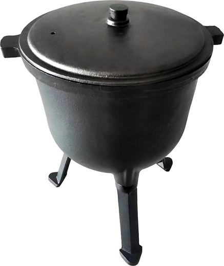 Stable cooking directly over flames