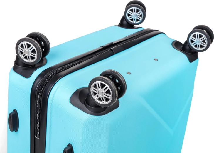 Maniement aisé grâce aux 4 roulettes 360°