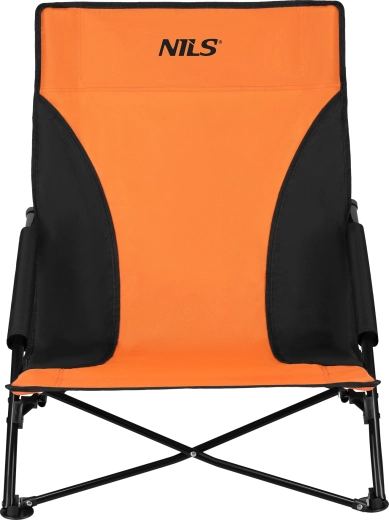 Strand-Klappstuhl NILS NC3035 orange-schwarz