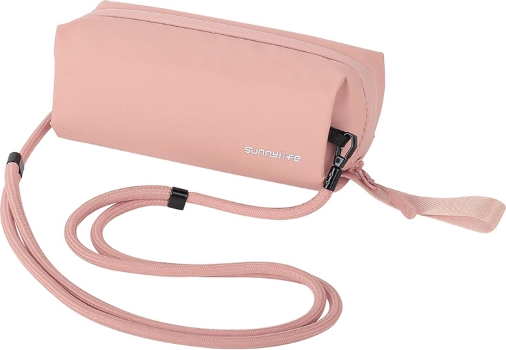 Borsa Sunnylife per DJI Osmo Pocket 3, Insta360 GO Ultra, action cam e smartphone (rosa)