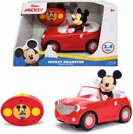 RC Car Mickey Roadster with Remote Control 2.4 GHz – Red