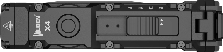 Main light 1500 lm with 205 m throw