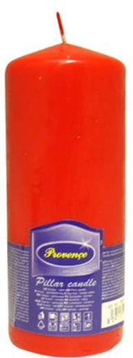 Paraffin pillar candle red 6.3 × 16 cm
