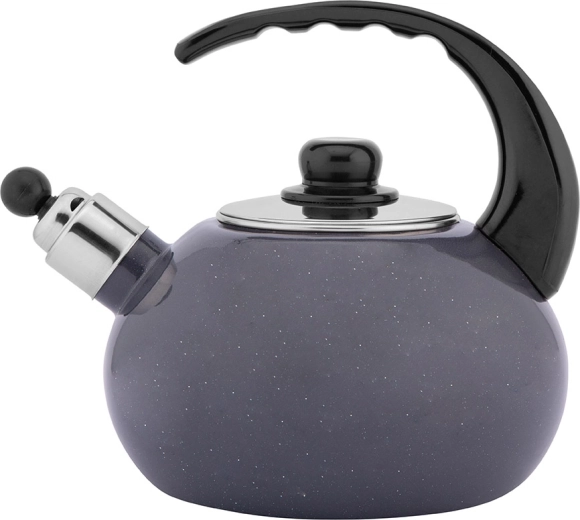 Bollitore smaltato per acqua 2,5 l grigio puntinato