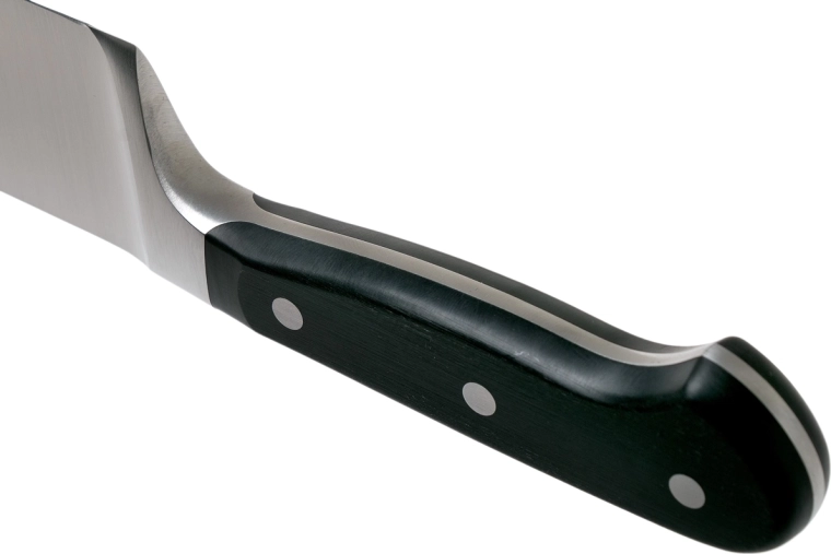 Lame pleine traversant le manche (full tang)