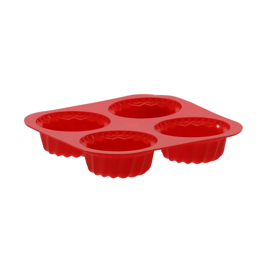 Compact 4-portion mold