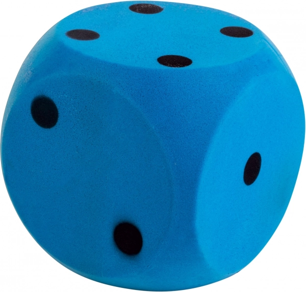 Androni morbido dado in schiuma 16 cm – blu
