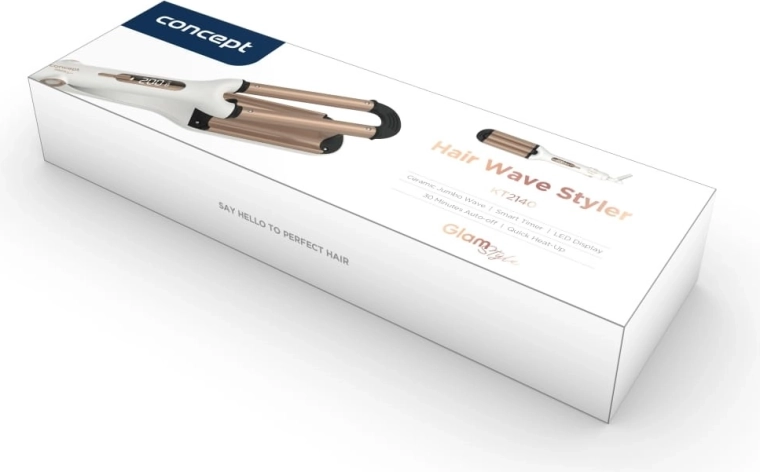 Écran LED et 9 températures pour chaque type de cheveux